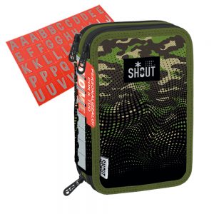 SHOUT COOL BOY - ASTUCCIO 3 ZIPPER 44 PEZZI