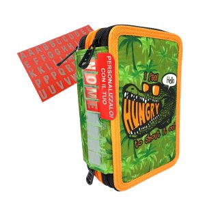 SHOUT CROCO POP - ASTUCCIO 3 ZIPPER - 44 PEZZI