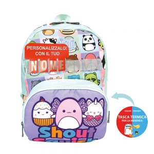 SHOUT SQUISH - ZAINO KIDS TASCA TERMICA CON SEGNANOME