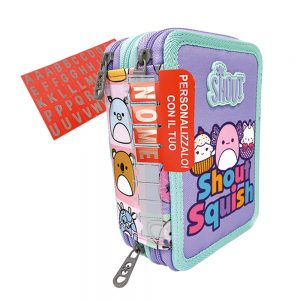 SHOUT SQUISH - ASTUCCIO 3 ZIPPER - 44 PEZZI