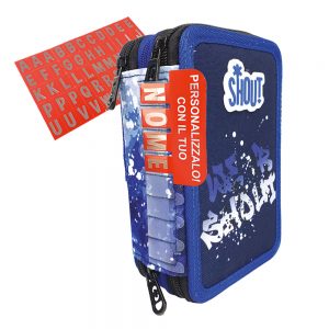 WE R SHOUT - ASTUCCIO 3 ZIPPER - 44 PEZZI