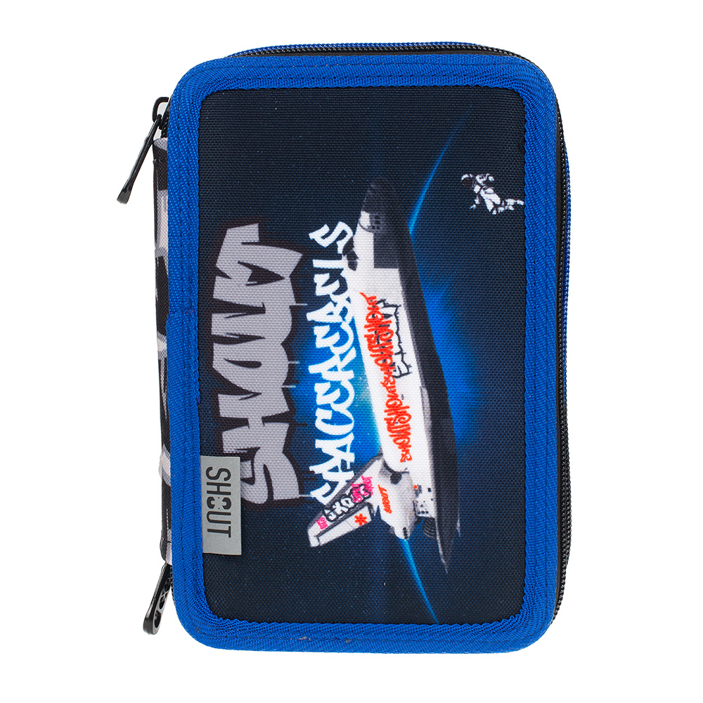 SHOUT SPACE REBELS- ASTUCCIO 3 ZIPPER 44 PEZZI I C/SEGNANOME