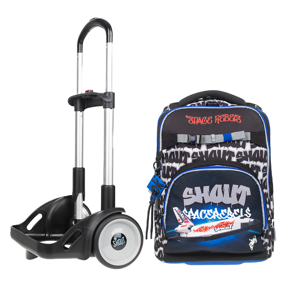 SHOUT SPACE REBELS - TROLLEY D-TOUCH C/CLIP-ON & BORRACCIA 500ML - LT.28 - immagine 5
